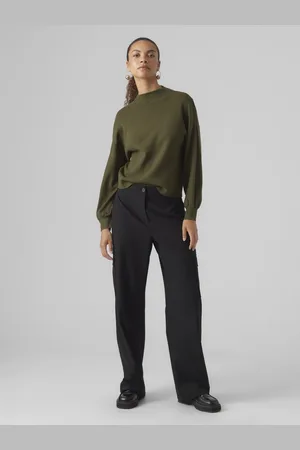 VERO MODA VMNANCY LS FUNNELNK PULLOVER GA - Dames - Gebreide truien