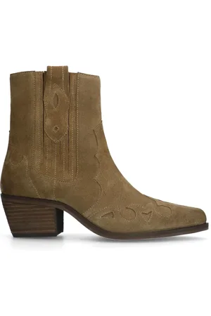 Manfield Dames - suède cowboy laarzen