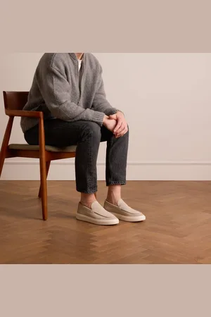 Manfield Heren - suède loafers