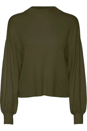 VERO MODA VMNANCY LS FUNNELNK PULLOVER GA - Dames - Gebreide truien
