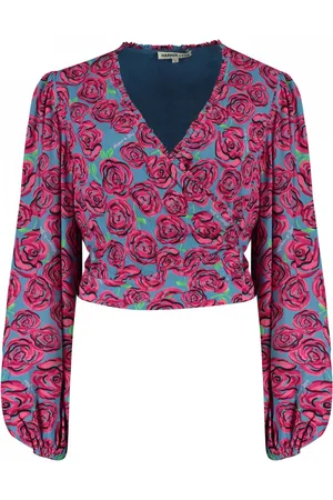 Harper & Yve Blouse Flora Ls Ss25j602 1227 Iconic Rose Dames