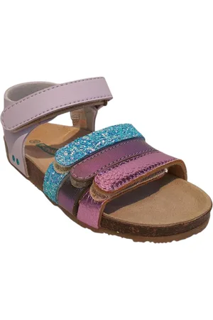 Bunnies JR 225415-771 Meisjes Platte Sandalen - - Imitatieleer - Klittenband