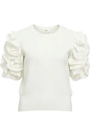 Object Object Trui Objdiandra Knit 2/4 Re Pullover 138 23046315 Cloud Dancer Dames