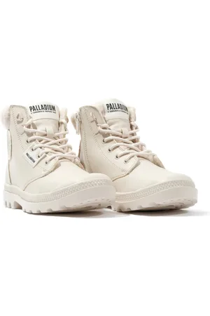 Palladium Pampa Hi Snow Warm dameslaarzen enkellaars leer 94380-175-M beige