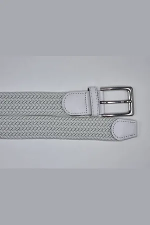 Merkloos 2 pack deal - Elastische broekriem Stretch riem Vlecht riem Gevlochten riem Elastiek riem - unisex - geschikt voor zowel mannen als vrouwen