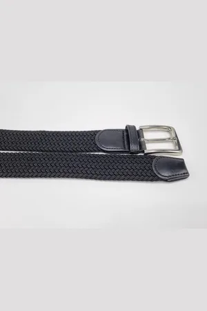 Merkloos Vlecht riem Gevlochten riem Elastiek riem - unisex - geschikt voor zowel mannen als vrouwen