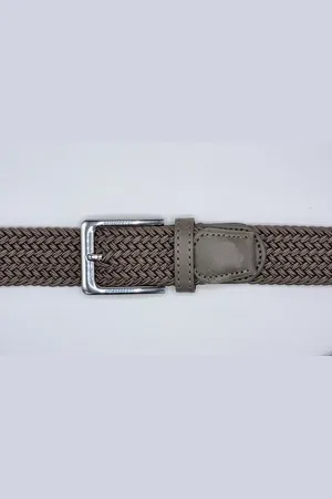 Merkloos Vlecht riem Gevlochten riem Elastiek riem - unisex - geschikt voor zowel mannen als vrouwen