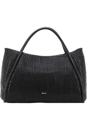 Abro+ Leren Schoudertas Handtas Leather Mini Eleonor Shopper Willow Zwart