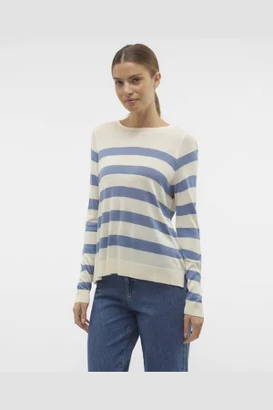 VERO MODA VMNOVA LS O-NECK PULLOVER GA - Dames - Gebreide truien