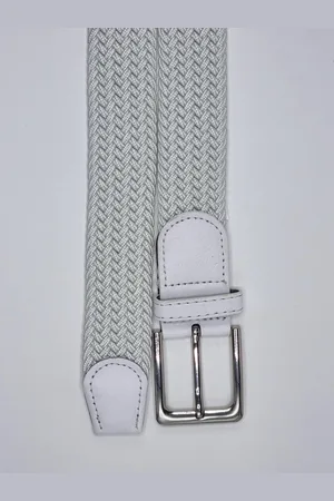 Merkloos Vlecht riem Gevlochten riem Elastiek riem - unisex - geschikt voor zowel mannen als vrouwen