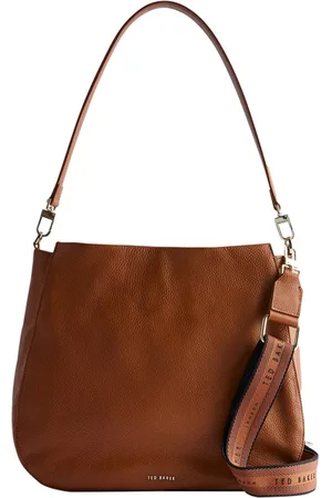 Ted Baker Darciel Branded Webbing Leather Hobo Bag