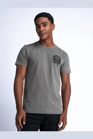 Petrol Industries Heren Artwork T-shirt Palmetto - Bruin