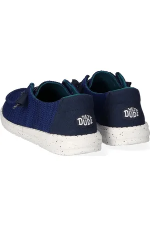 Hey dude Wendy Sport Mesh Dames Instappers Navy/White