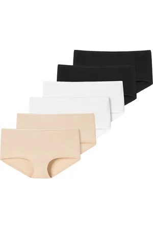 Schiesser Dames shorts slip 6 pack 95/5 organic cotton