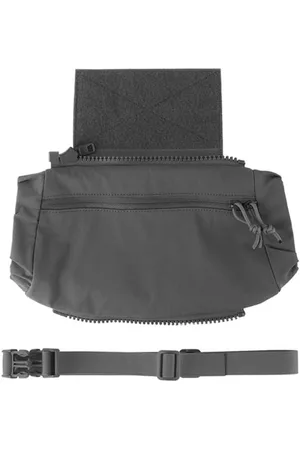 Merkloos Hand Warmer & Tactical Drop Down Pouch met Molle Hand Warmer met Rits - Verstelbare Strap voor Jagen, Kamperen, Werken, Wandelen