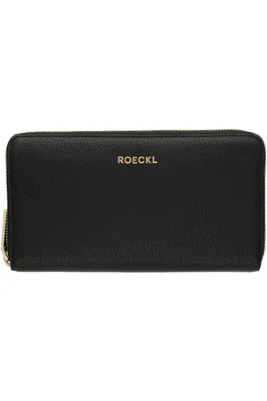 ROECKL Leren Portemonnee Donna Large Wallet Zwart