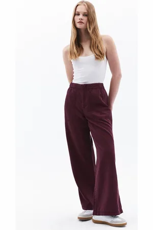 OXXO Mid Rise Wide Leg Pants Größe XS Antik Port Royale
