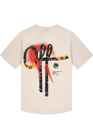 OFF THE PITCH Ornament slim fit tee