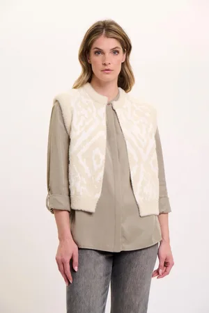 Rino & Pelle Rino&Pelle Elona gilet beige print