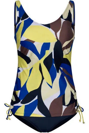 Pastunette Tankini Beach Leaves - Ecru/ /Lime