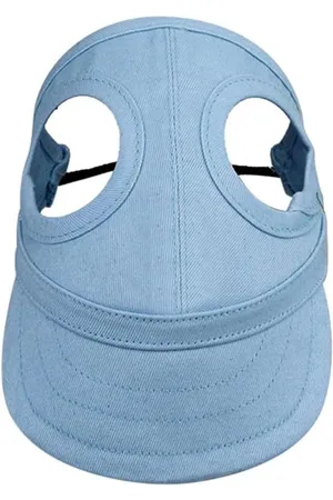 Merkloos Pet Sun Goose with Ear Holes & Adjustable Strap for Pet Cat Dog Puppy Outdoor Baseball Cap