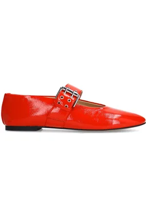 Sacha Dames - Rode lak buckle ballerina