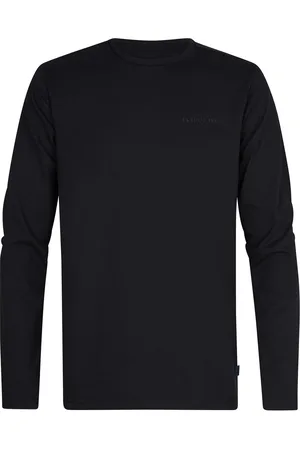 Petrol Industries Heren Logo T-shirt Lange Mouwen Dolphinpark -