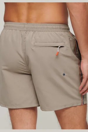 Superdry Sportswear zwemshort met borduursel - 38 cm - Heren - Zwembroeken