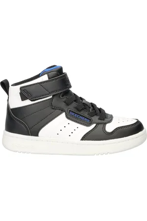 Skechers Quick Street jongens hoge sneaker - wit