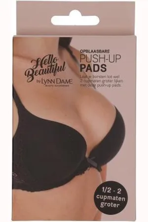 Merkloos BH Push-up pads opblaasbaar