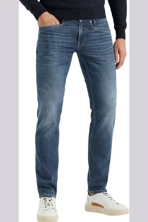 PME Legend™ Heren Jeans Broeken SKYRAK regular/straight Fit Blauw 33W / 30L Volwassenen