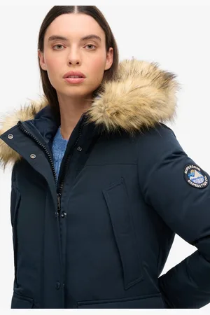 Superdry Everest Faux Fur Parka Winterjas Dames