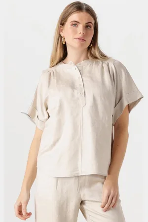 Minus Sabbi Linen Blouse Blouses Dames -