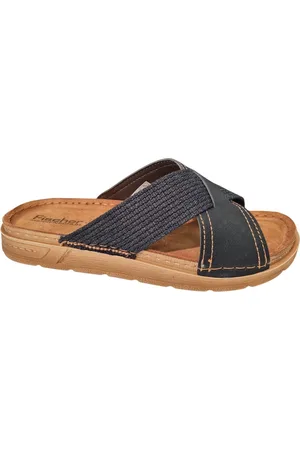 Fischer Zwarte Heren Slippers - - 41