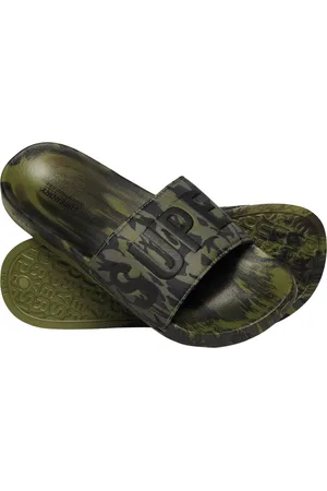 Superdry Vegan Camo Badslippers Heren