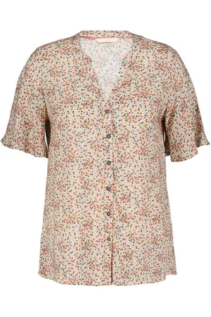 DIDI Dames Blouse Manna Pink Fuji XS print maat 40