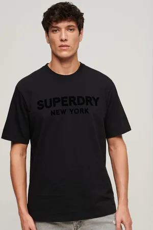 Superdry Luxury Sport Loose T-shirt Met Korte Mouwen Zwart L Man