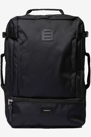 Sandqvist Otis Black Rugzak SQA2181 16 Inch DayPack 34 Liter