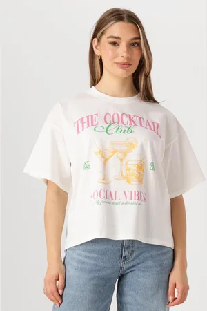 Ydence T-shirt Cocktail Club Tops & T-shirts Dames - Shirt -