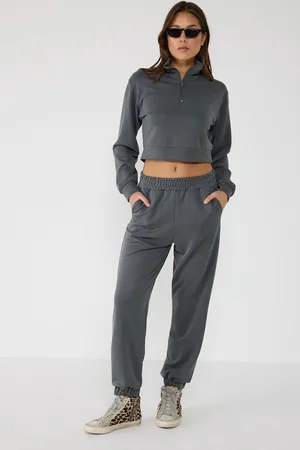 No Matter What Apparel Pantalon de survêtement à taille ajustable en tissu doux