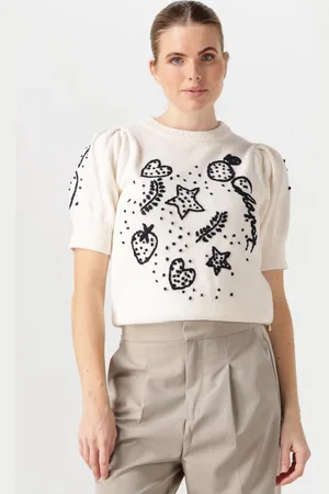 Fabienne Chapot Edo Short Sleeve Pullover Truien & vesten Dames - Sweater - Hoodie - Vest-