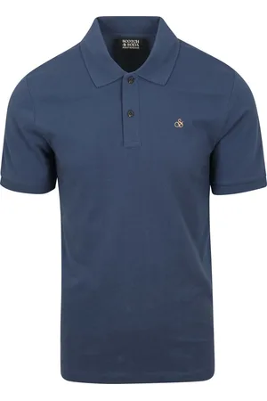 Scotch&Soda Scotch And Soda Core Piqué Polo Donkerblauw