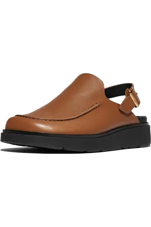 FitFlop Gen-FF Leather Back-Strap Moc Mules