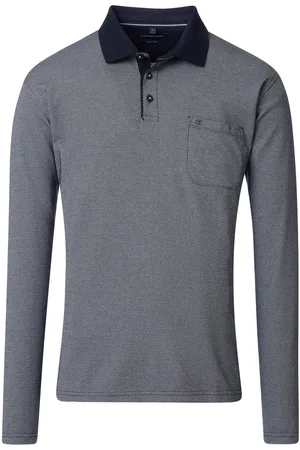 Casa Moda Long Sleeve Polo Structure