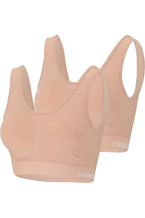 Apollo Dames Seamless bra bamboe - voorgevormde cups - 2-pack - maat L