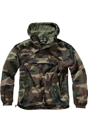 Brandit Jacke Summer Windbreaker in Woodland-XXXXL