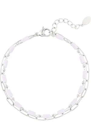LMPiercings NL Armbandje dubbele armband schakels/kraaltjes