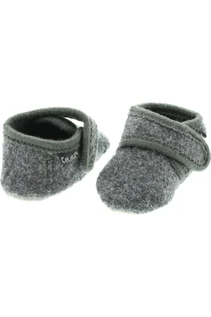 CeLaVi Kinder / Baby Schuhe Baby Wool Slippers Deep Stone Grey-17/18