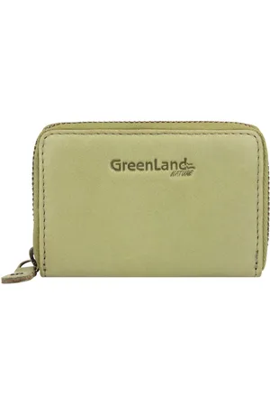 Greenland Creditcard etui RFID Leer 10,5 cm