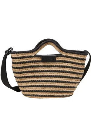 Marc O’ Polo Schoudertas Jonni Shopper Lichtbruin Zwart